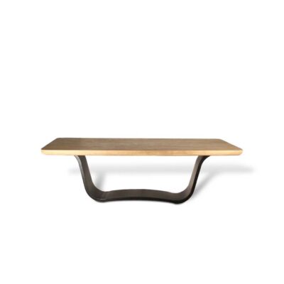 BEIGE WAVE DINING TABLE