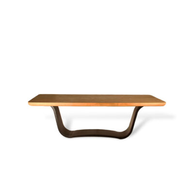 BROWN WAVE DINING TABLE