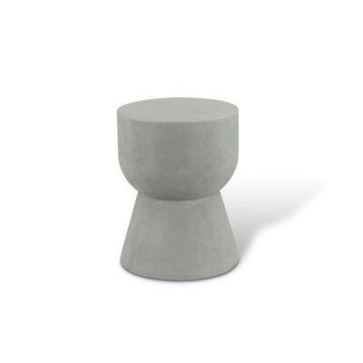 DRUM SIDE TABLE CONCRETE