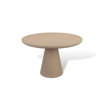 YVONE 120cm SAND ROUND DINING TABLE