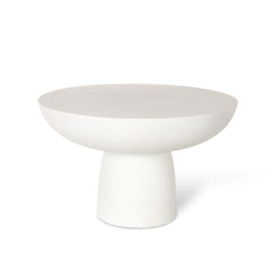 WHITE HIGH COFFEE TABLE