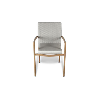 SKY ALUMINIUM DINING CHAIR (OAK LOOK)