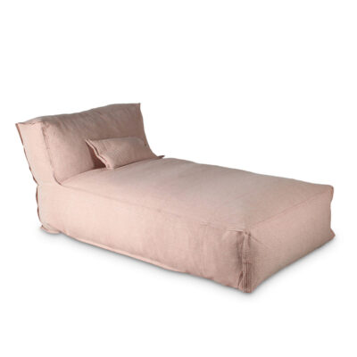 NOTA POUF LOUNGER BLUSH PINK