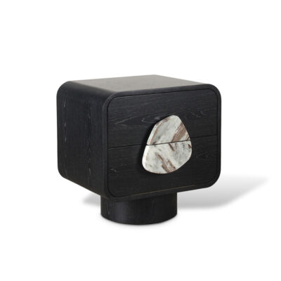 ALBA BLACK OAK BEDSIDE